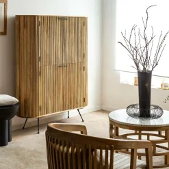 Made in Meubles Armoire en bois de manguier Ambrine