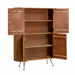 Made in Meubles Armoire en bois de manguier Ambrine