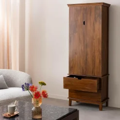 Made in Meubles Armoire en bois de manguier Remick