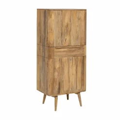 Made in Meubles Armoire en bois de manguier Aléna
