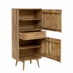 Made in Meubles Armoire en bois de manguier Aléna