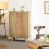 Made in Meubles Armoire en bois de manguier Ewan