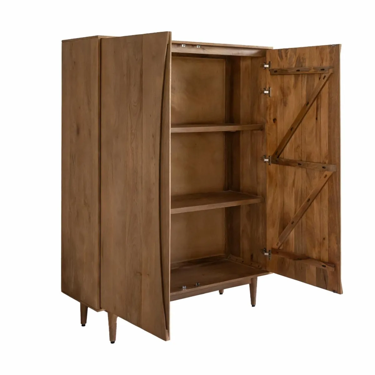 Made in Meubles Armoire en bois de manguier Folia