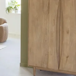 Made in Meubles Armoire en bois de manguier Folia