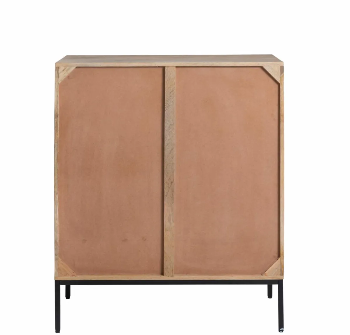 Made in Meubles Armoire sculptée en bois de manguier Marc