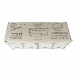 Made in Meubles Banc avec rangement en métal blanc Félicie