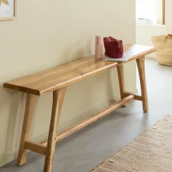 Made in Meubles Banc en bois d'acacia massif Orane