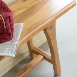 Made in Meubles Banc en bois d'acacia massif Orane
