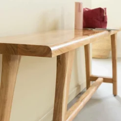 Made in Meubles Banc en bois d'acacia massif Orane