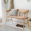 Made in Meubles Banc en bois de teck brut June