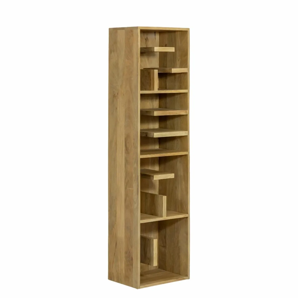 Made in Meubles Bibliothèque en bois de manguier Read