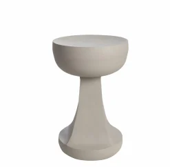 Made in Meubles Bout de canapé beige Marguerite