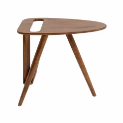 Made in Meubles Bout de canapé en bois de manguier Lino