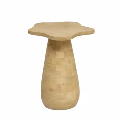 Made in Meubles Bout de canapé en bois de manguier Merlin