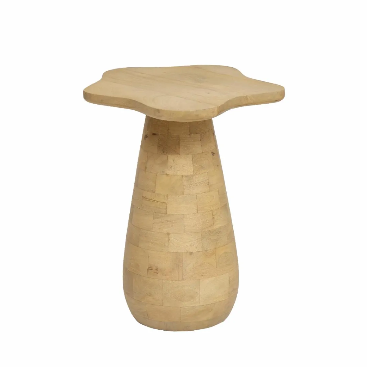 Made in Meubles Bout de canapé en bois de manguier Merlin