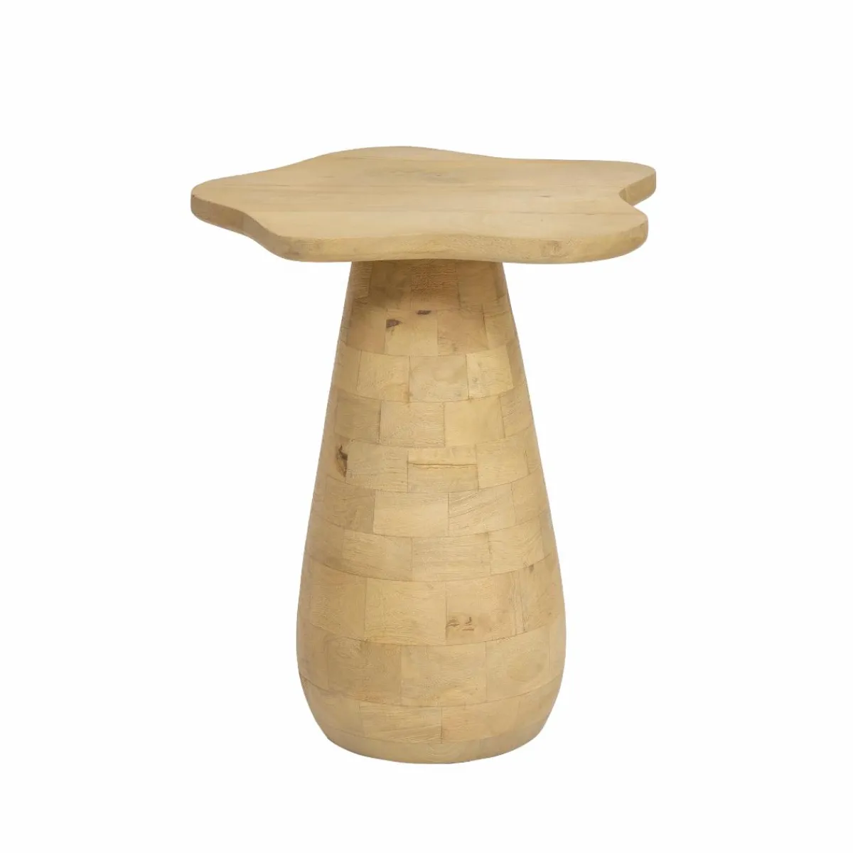 Made in Meubles Bout de canapé en bois de manguier Merlin