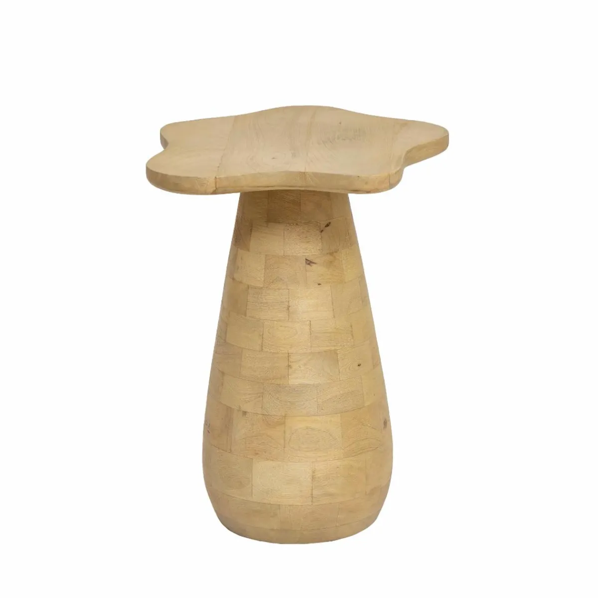 Made in Meubles Bout de canapé en bois de manguier Merlin