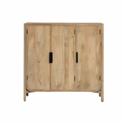 Made in Meubles Buffet 3 portes en bois de manguier Nova