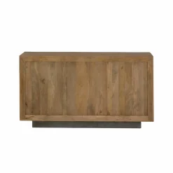 Made in Meubles Buffet 3 portes en bois de manguier et métal Isil