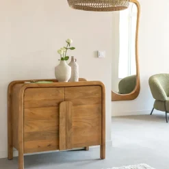 Made in Meubles Buffet 2 portes en bois de manguier Féodor