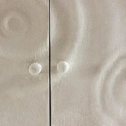 Made in Meubles Buffet 3 portes en bois effet béton blanc Danaé
