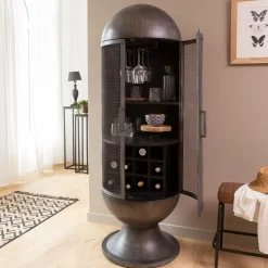 Made in Meubles Buffet bar en métal Locker