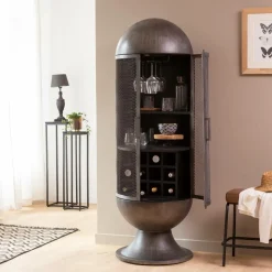 Made in Meubles Buffet bar en métal Locker