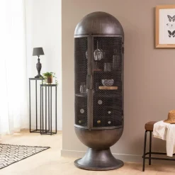 Made in Meubles Buffet bar en métal Locker