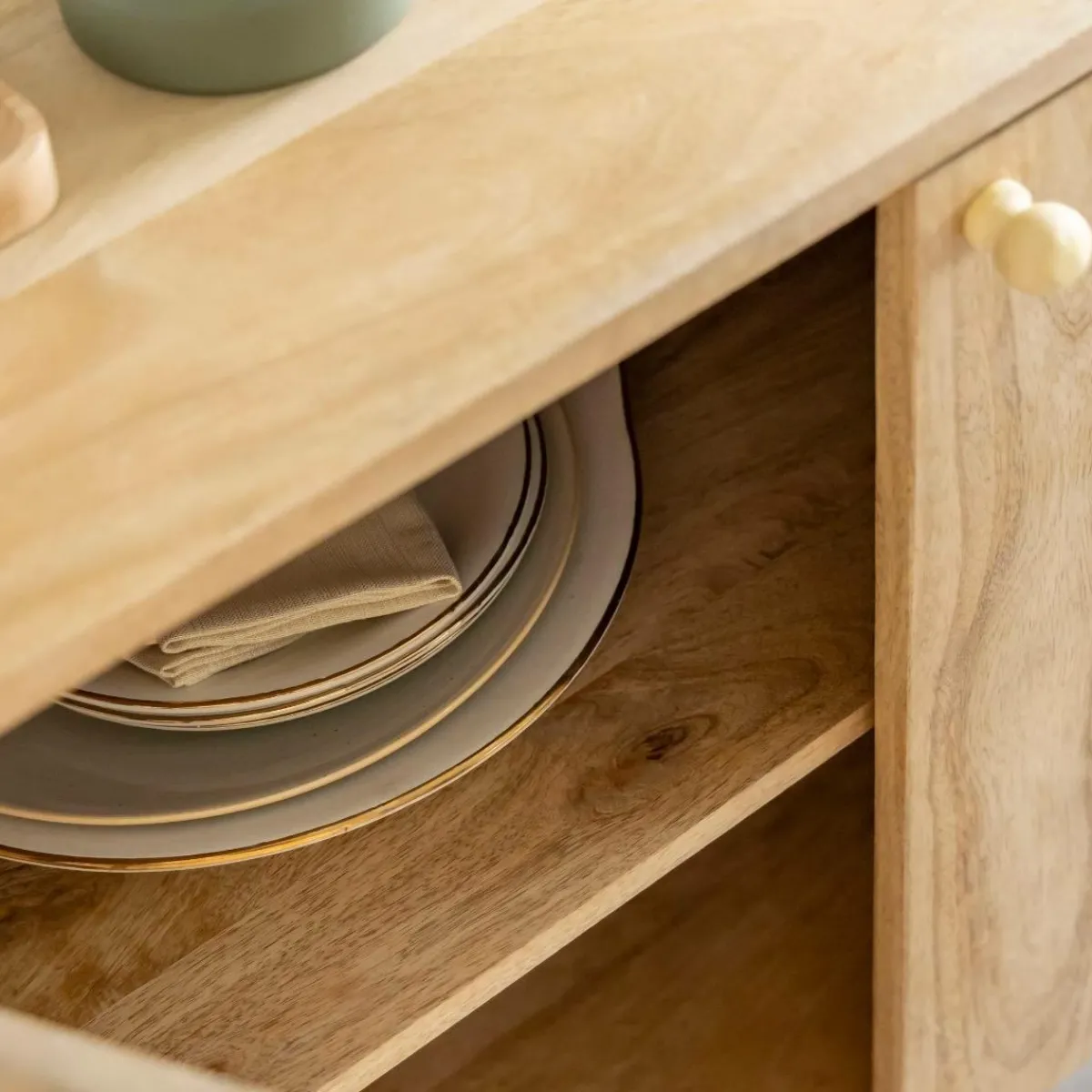 Made in Meubles Buffet en bois de manguier Tonin