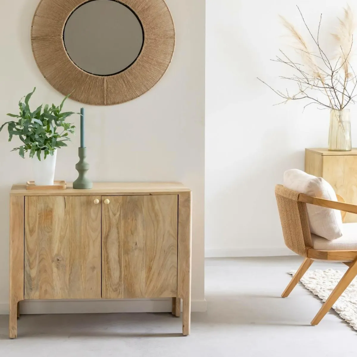 Made in Meubles Buffet en bois de manguier Tonin