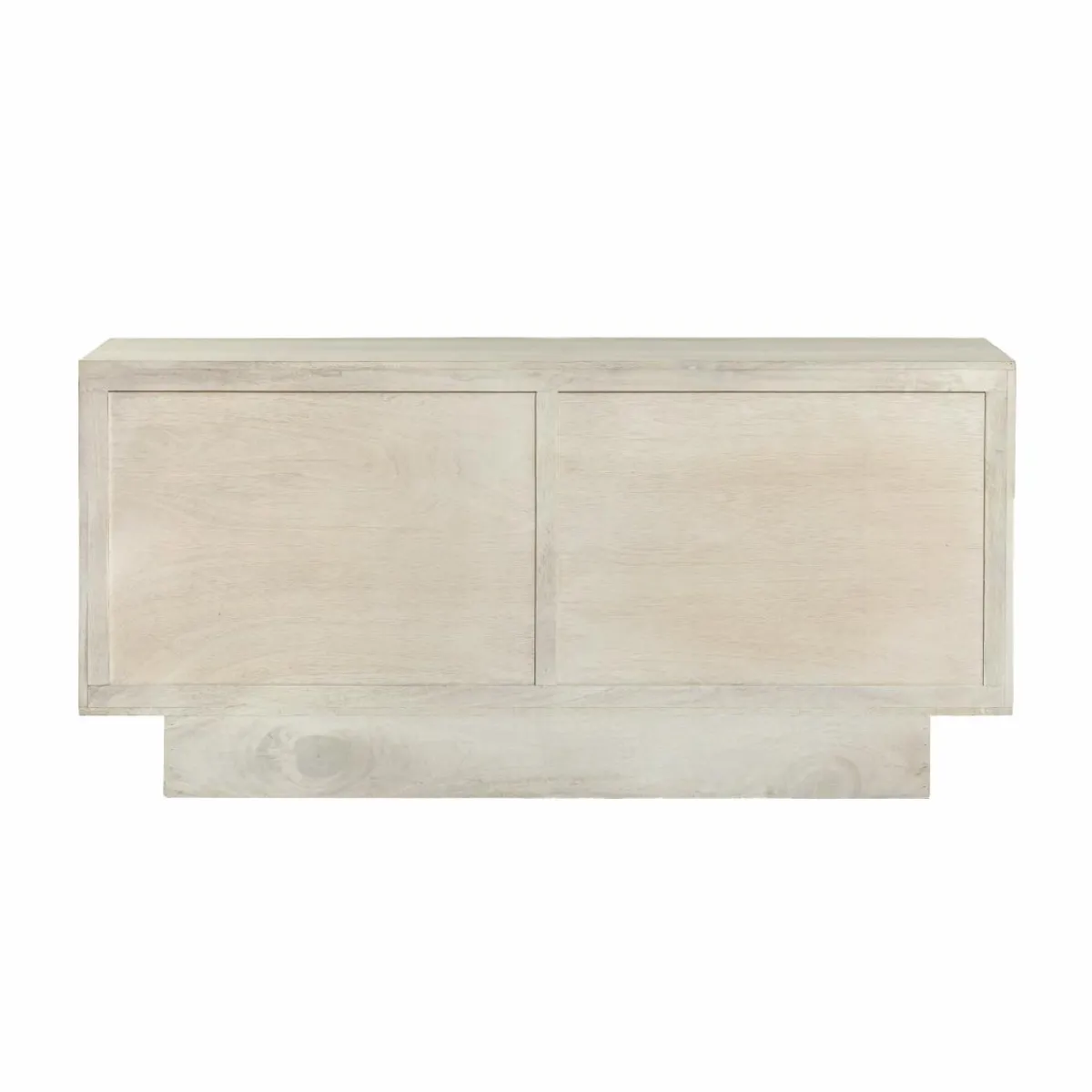 Made in Meubles Buffet en bois de manguier blanchi Miliam