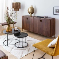 Made in Meubles Buffet en bois de manguier Lisette