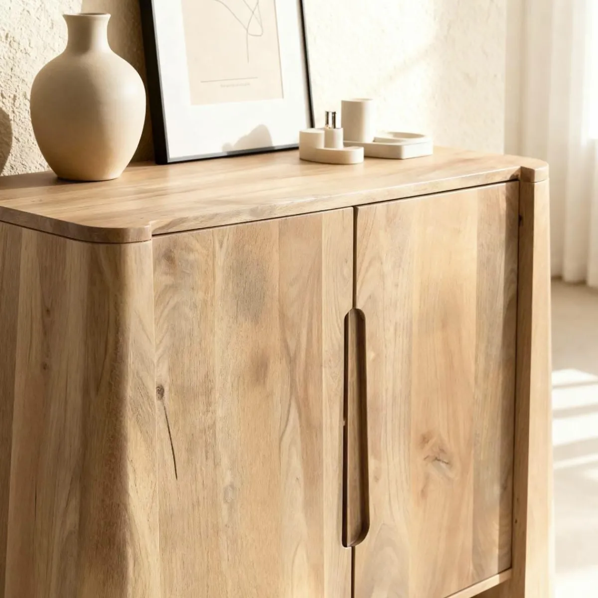 Made in Meubles Buffet en bois de manguier Sorrel
