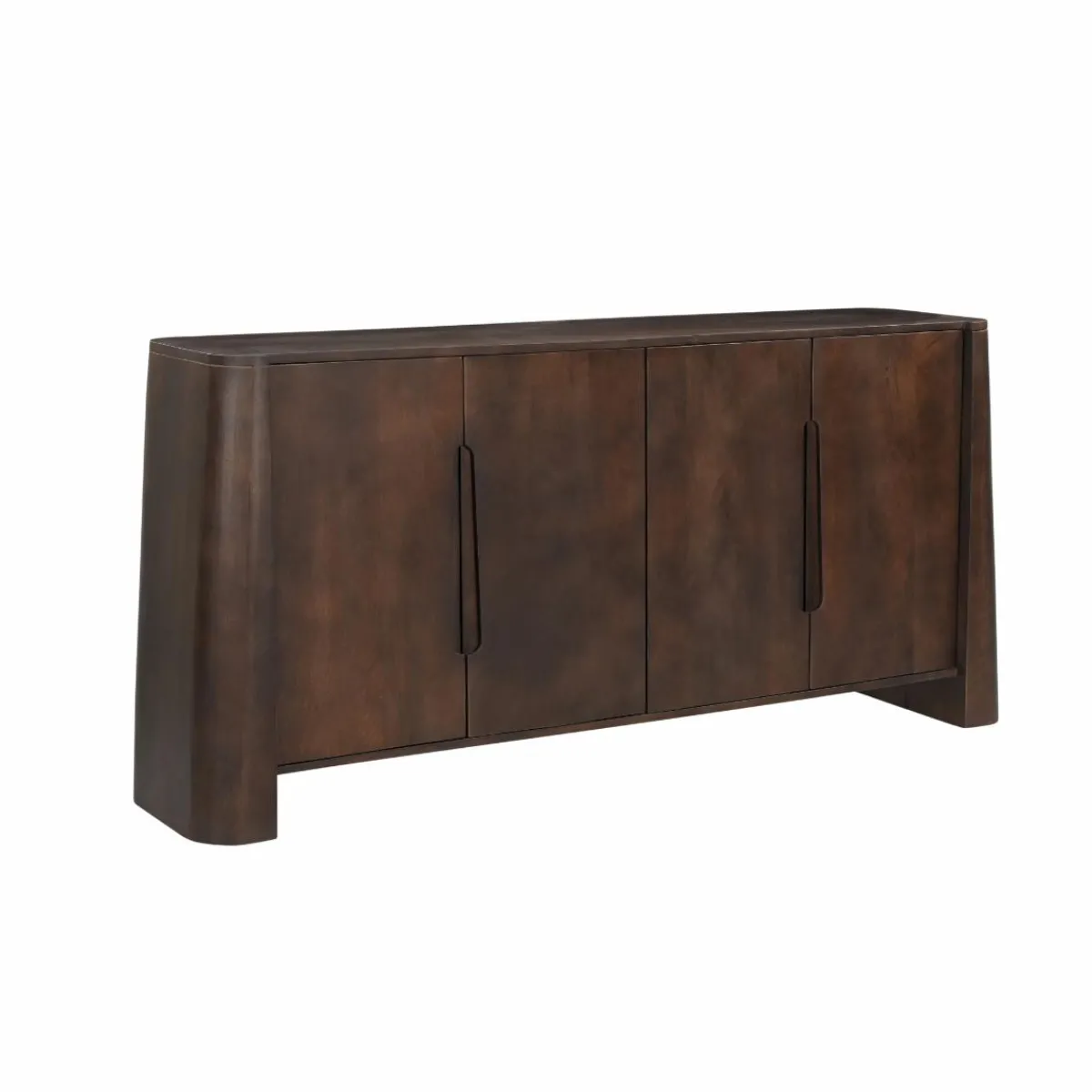 Made in Meubles Buffet en bois de manguier foncé Liriel