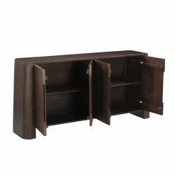 Made in Meubles Buffet en bois de manguier foncé Liriel