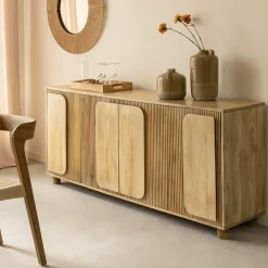 Made in Meubles Buffet en bois de manguier Eros