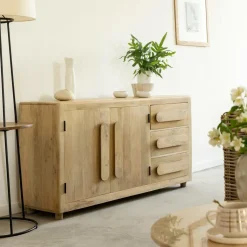 Made in Meubles Buffet en bois de manguier Kael