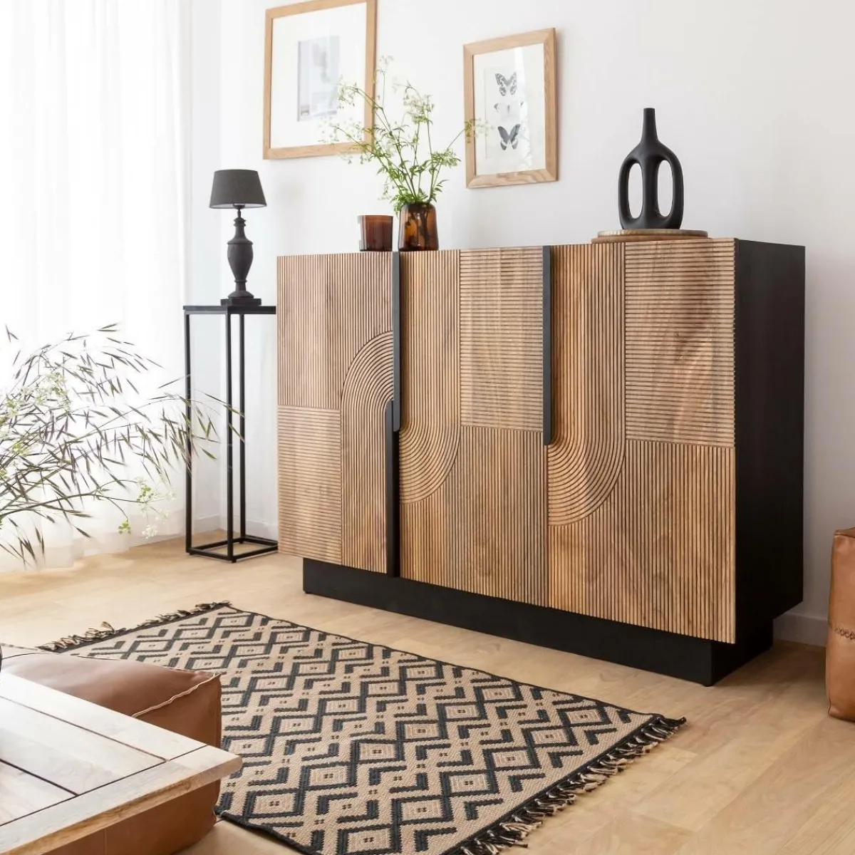 Made in Meubles Buffet en bois de manguier Galliance