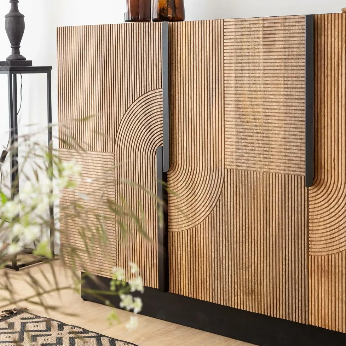 Made in Meubles Buffet en bois de manguier Galliance