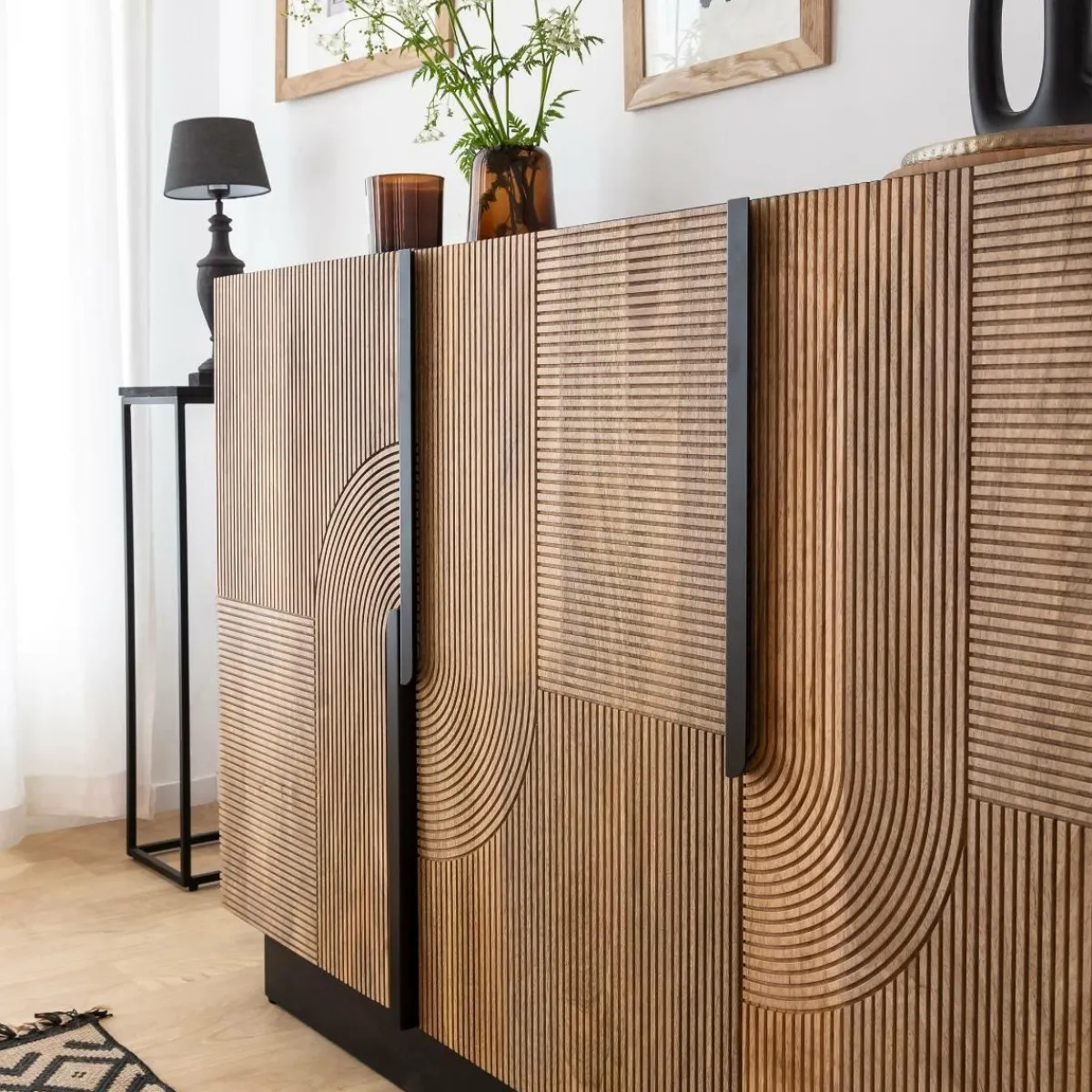 Made in Meubles Buffet en bois de manguier Galliance