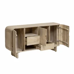 Made in Meubles Buffet en bois de manguier clair Yoni