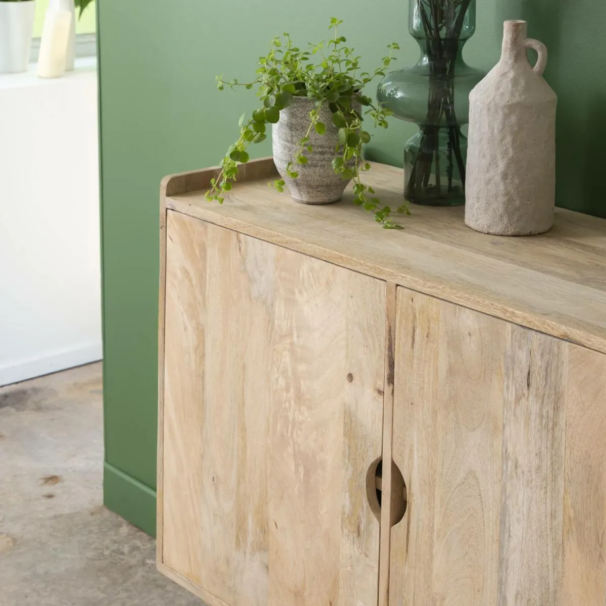 Made in Meubles Buffet en bois de manguier Augustine