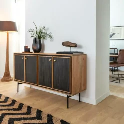 Made in Meubles Buffet en bois de manguier Léandro
