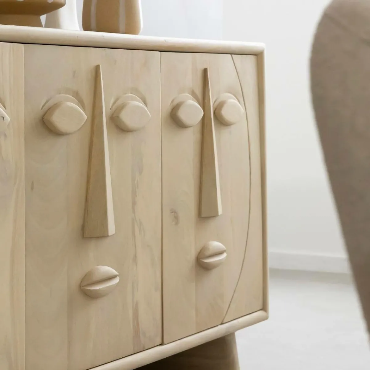 Made in Meubles Buffet en bois de manguier Facia