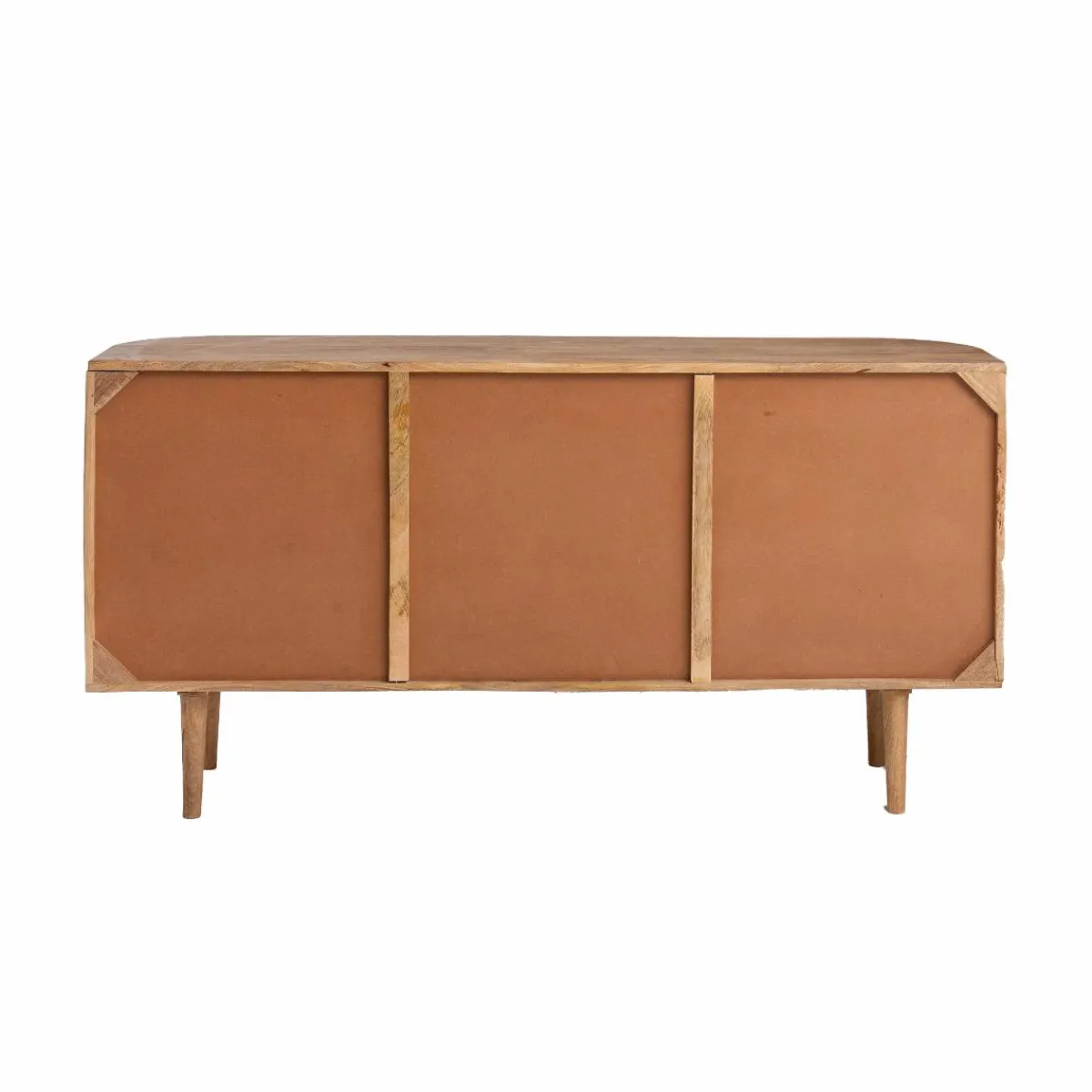 Made in Meubles Buffet en bois de manguier et cannage Palma