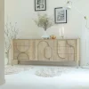 Made in Meubles Buffet en bois de manguier Tysia