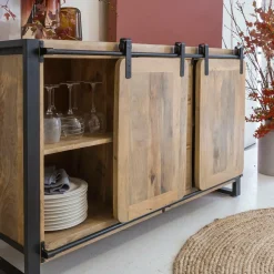 Made in Meubles Buffet en bois de manguier New-York