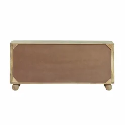 Made in Meubles Buffet en bois de manguier et cannage Thora