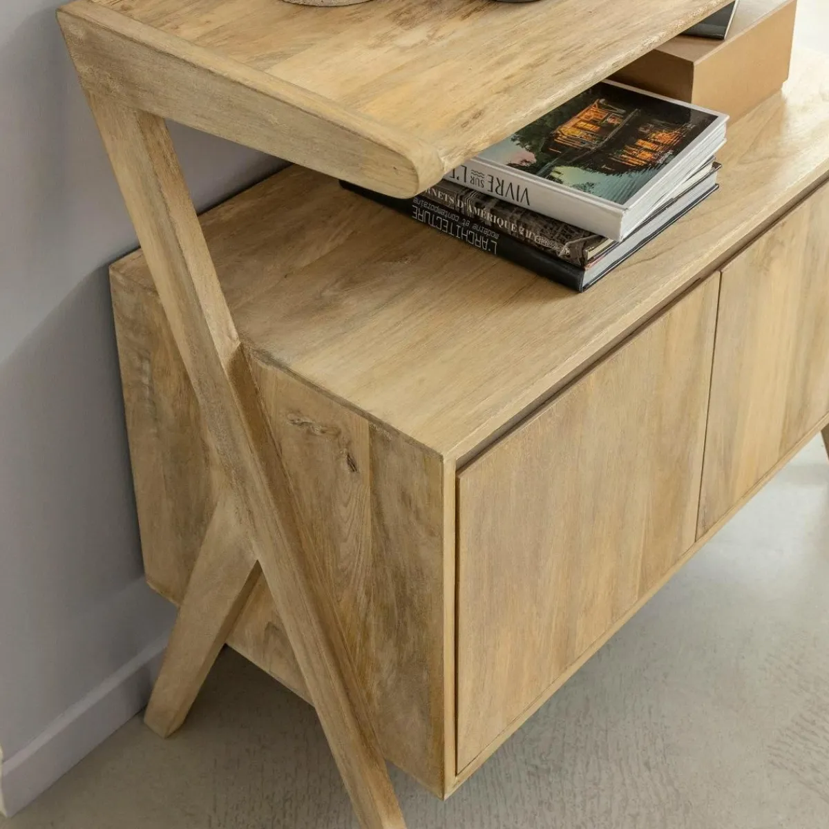 Made in Meubles Buffet en bois de manguier Juliet