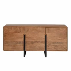 Made in Meubles Buffet en bois de manguier et métal Eglantine